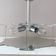 Glass chandelier by Doria Leuchten 1960s mid century lamp, vintage interior.