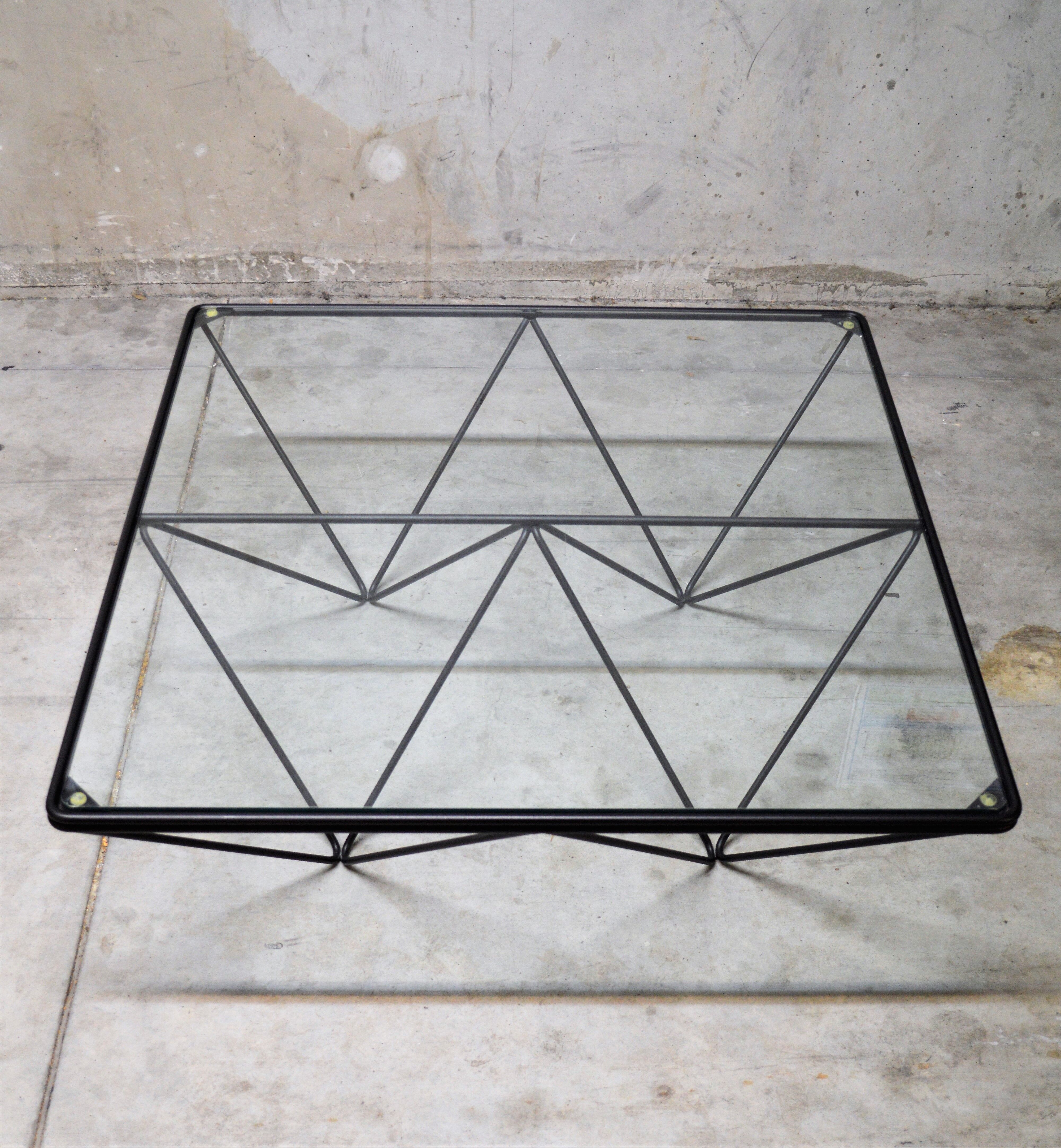 Vintage table basse b&b italia design des années 80