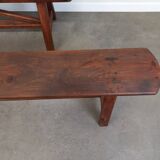 Pair of rustic benches 220 cm