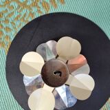 Vintage flower wall light