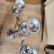 Metal candle holder