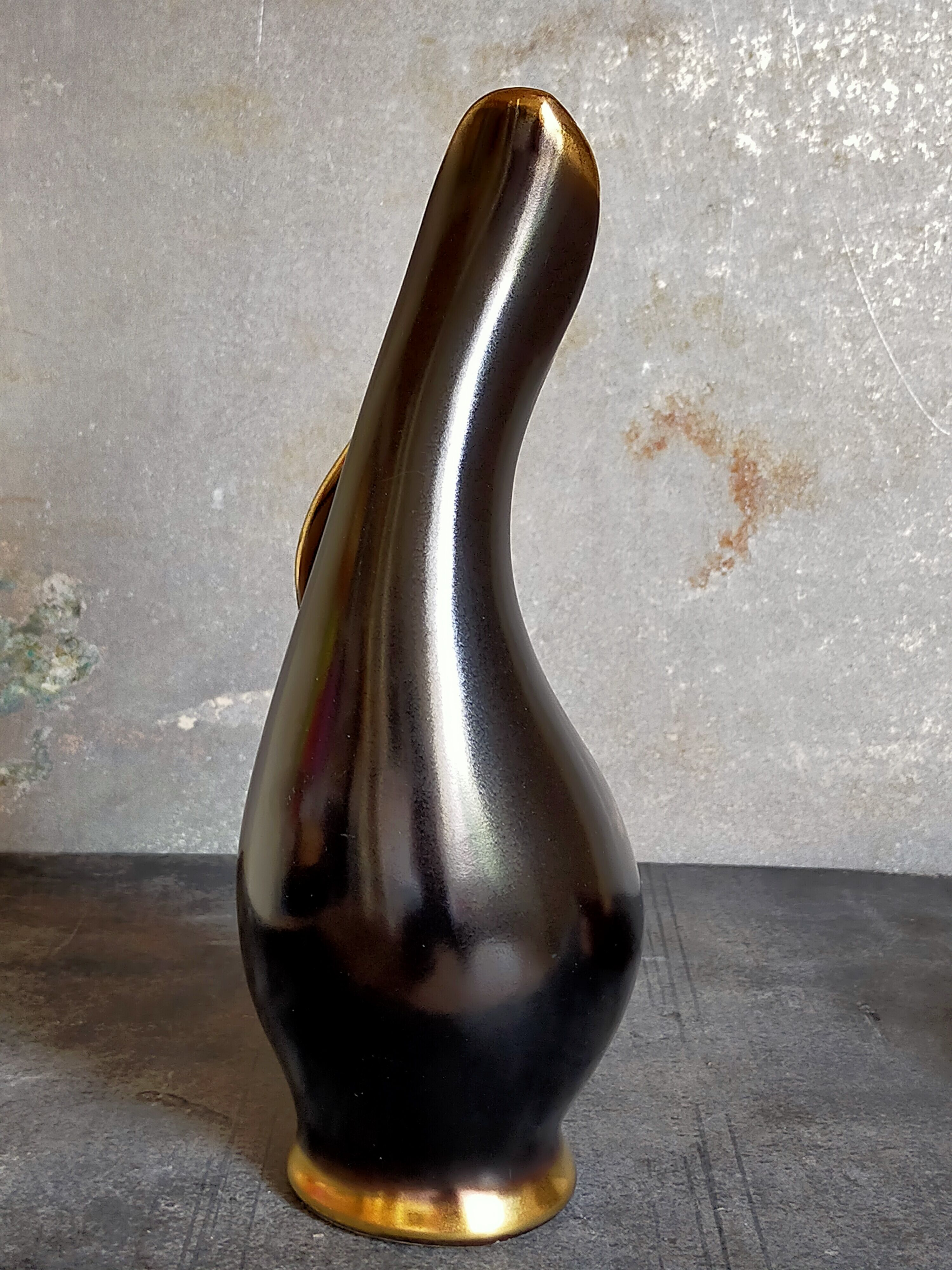 Soliflore vintage ceramic freeform