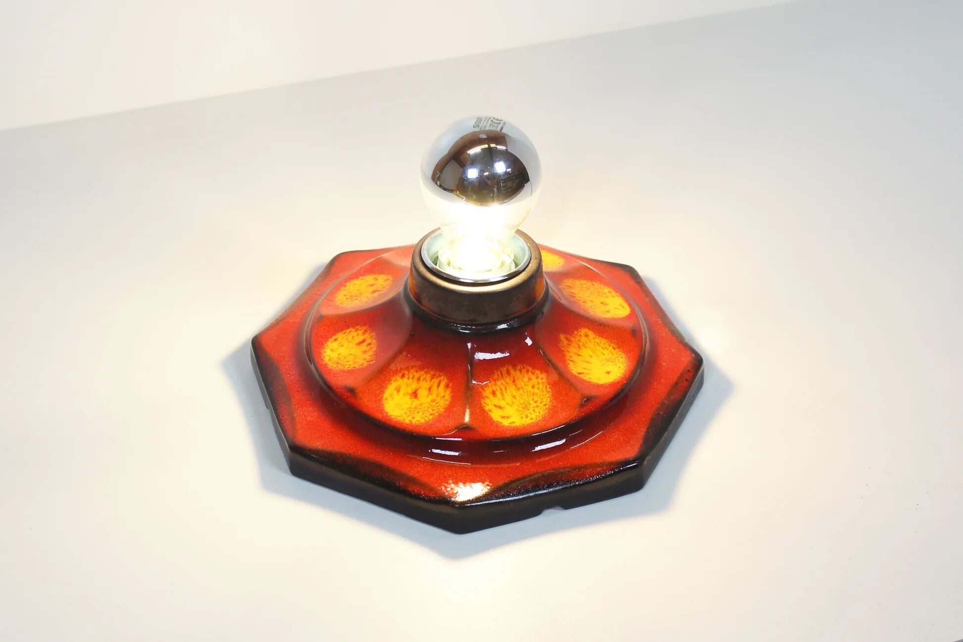 Pair of ceramic wall lamps by Hustadt Leuchten (2 pairs available)
