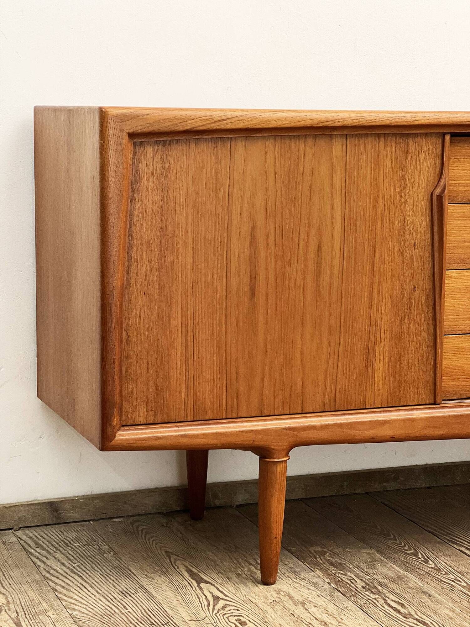 Danish Mid-Century Modern Sideboard in Teak by Axel Christensen Odder Furniture, 1960s