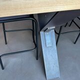 Solid wood high table