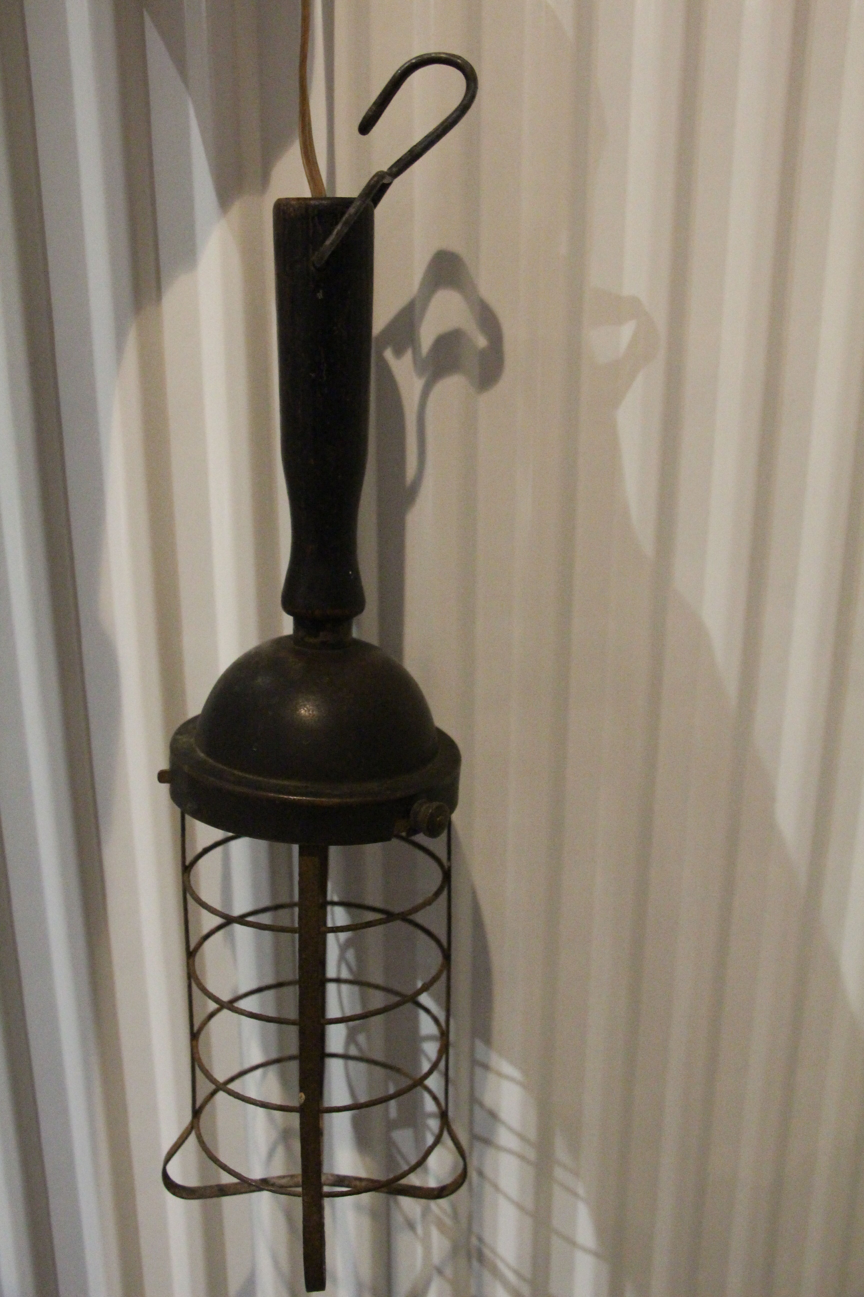 Old wood and copper walker 30s