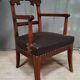 Fauteuil de bureau en acajou