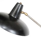 Lampe sur pied en metal et Laiton , France - 1950s