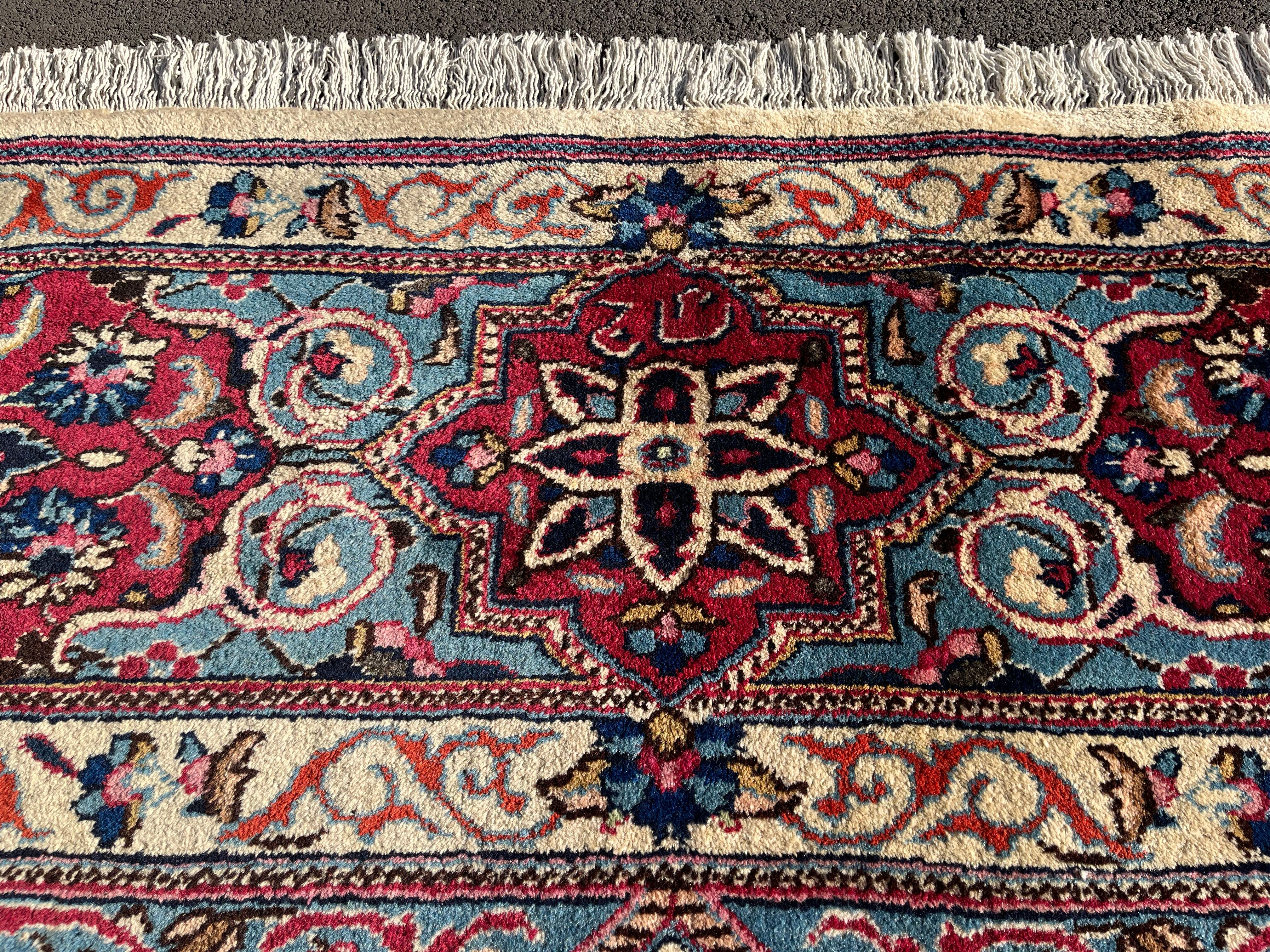 Tapis Kashmar Signé : "Royal" Vers 1950. 400x300 cm