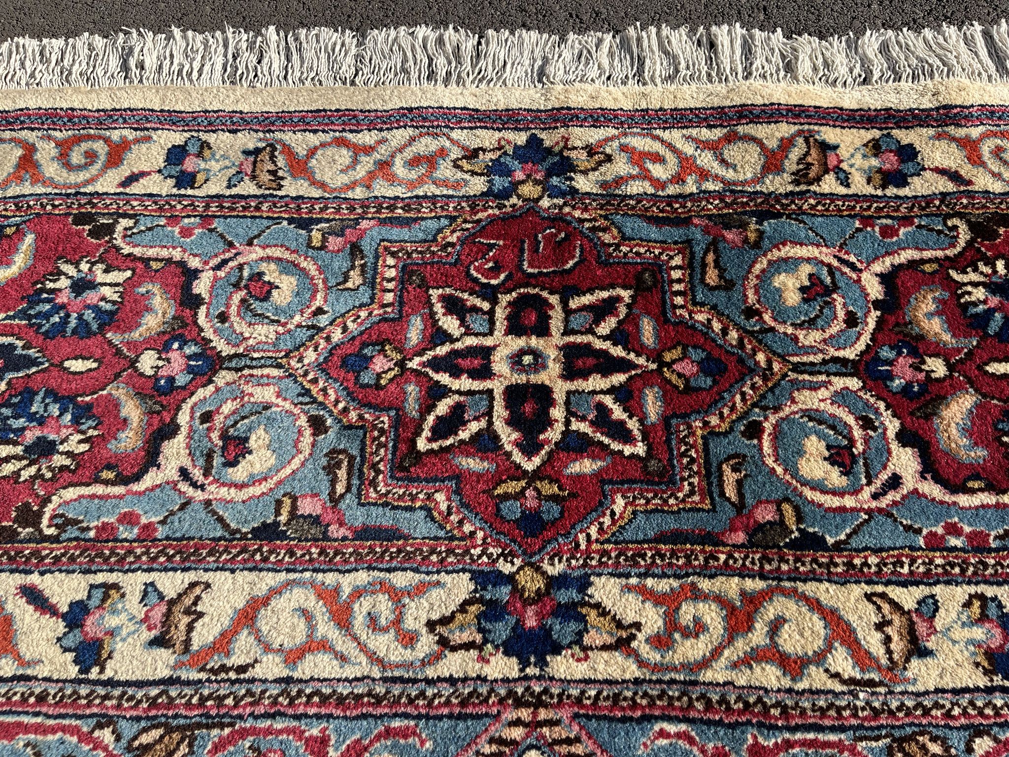 Tapis Kashmar Signé : "Royal" Vers 1950. 400x300 cm