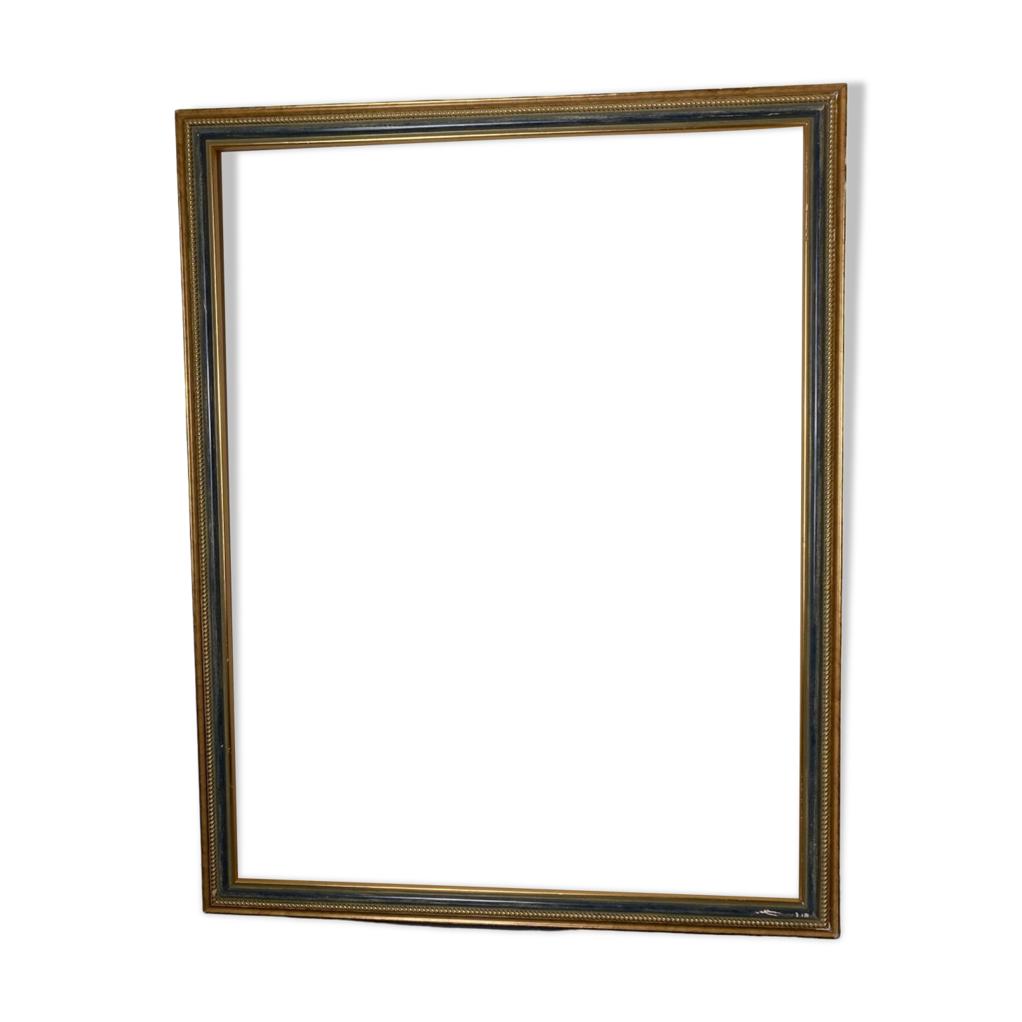 Large bicolor wooden frame