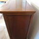 Rare Louis Philippe chest of drawers with 7 drawers from the 80s in cherry wood