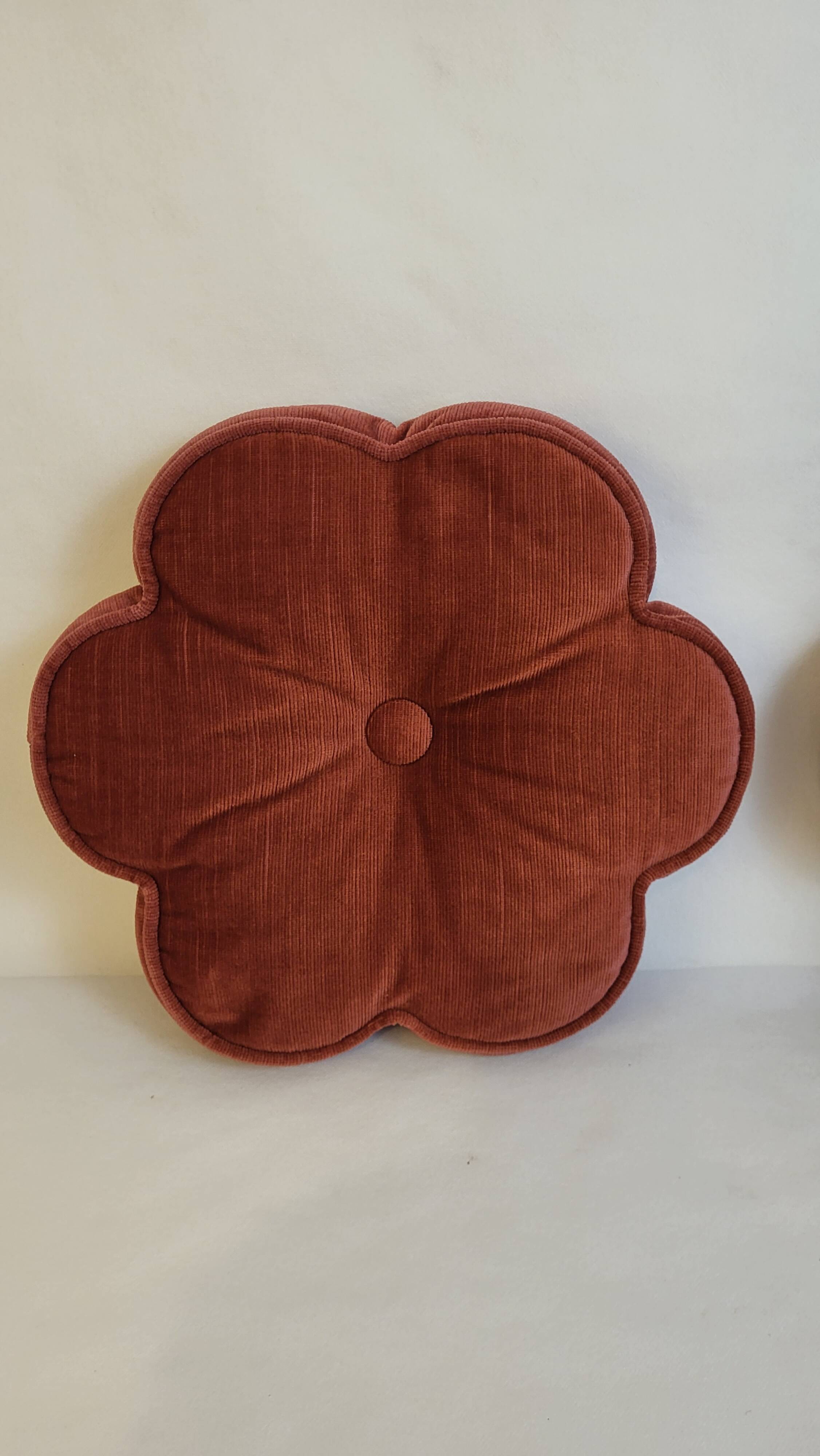 Vintage Flowers Velvet Cushion