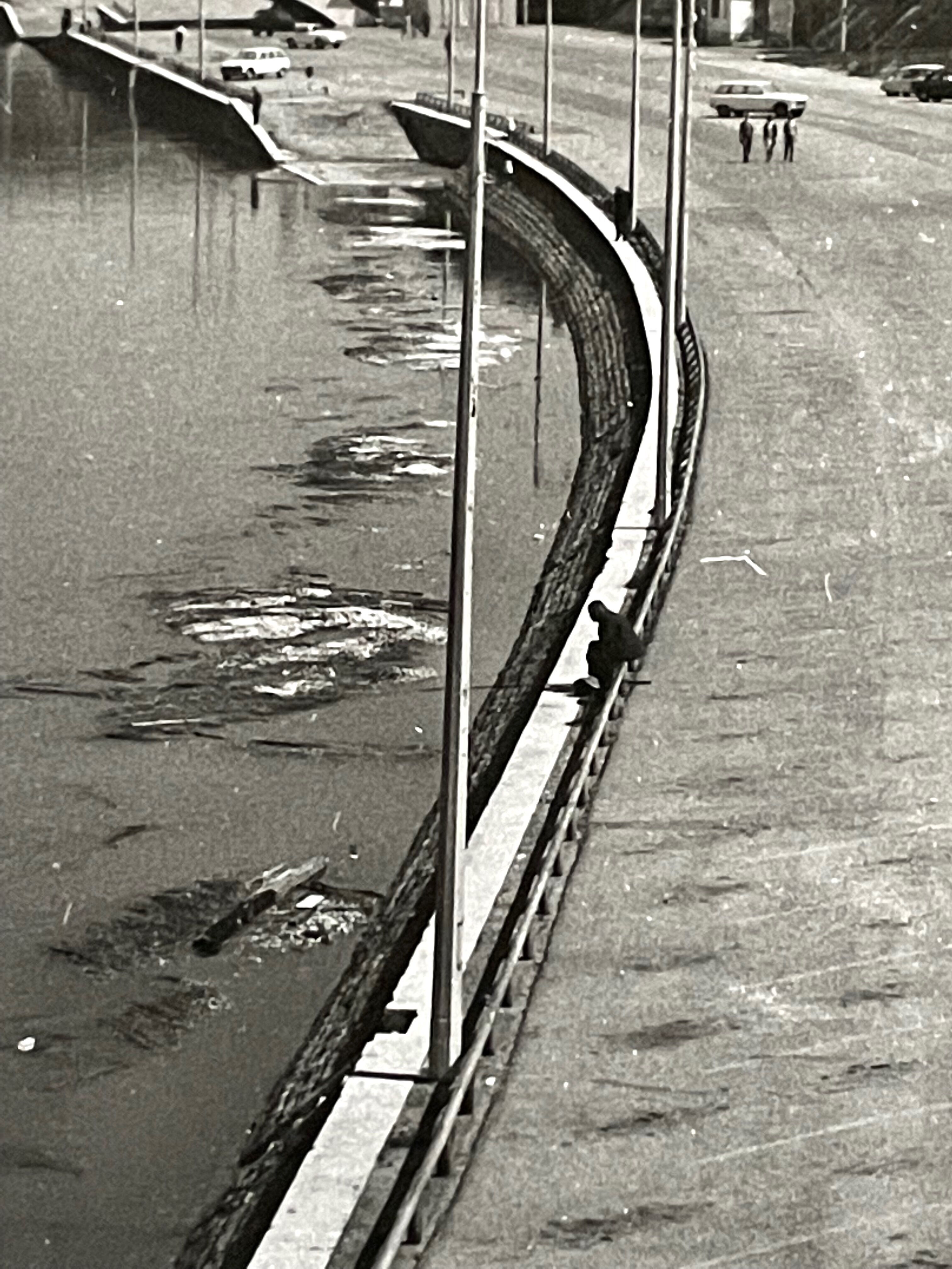 Photograph black and white silver print circa 1970