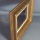 Frame wood stucco gilded gold leaf 30x26 foliage 16.4x11.9 cm