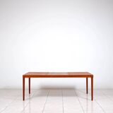 Extendable dining table in teak by H. W. Klein for Bramin Mobler