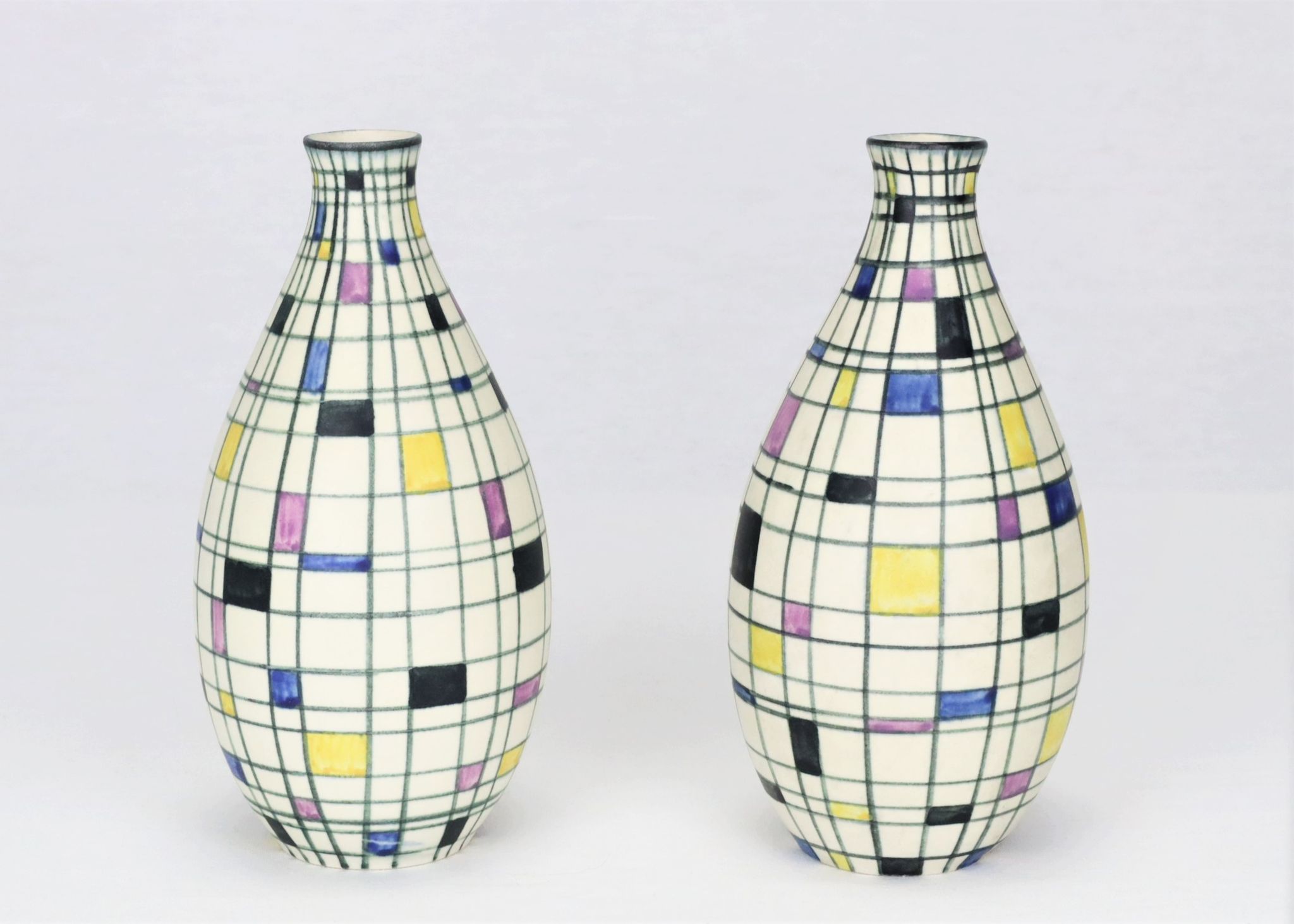 Vases Villeroy et Boch 1950