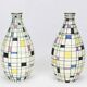 Vases Villeroy et Boch 1950
