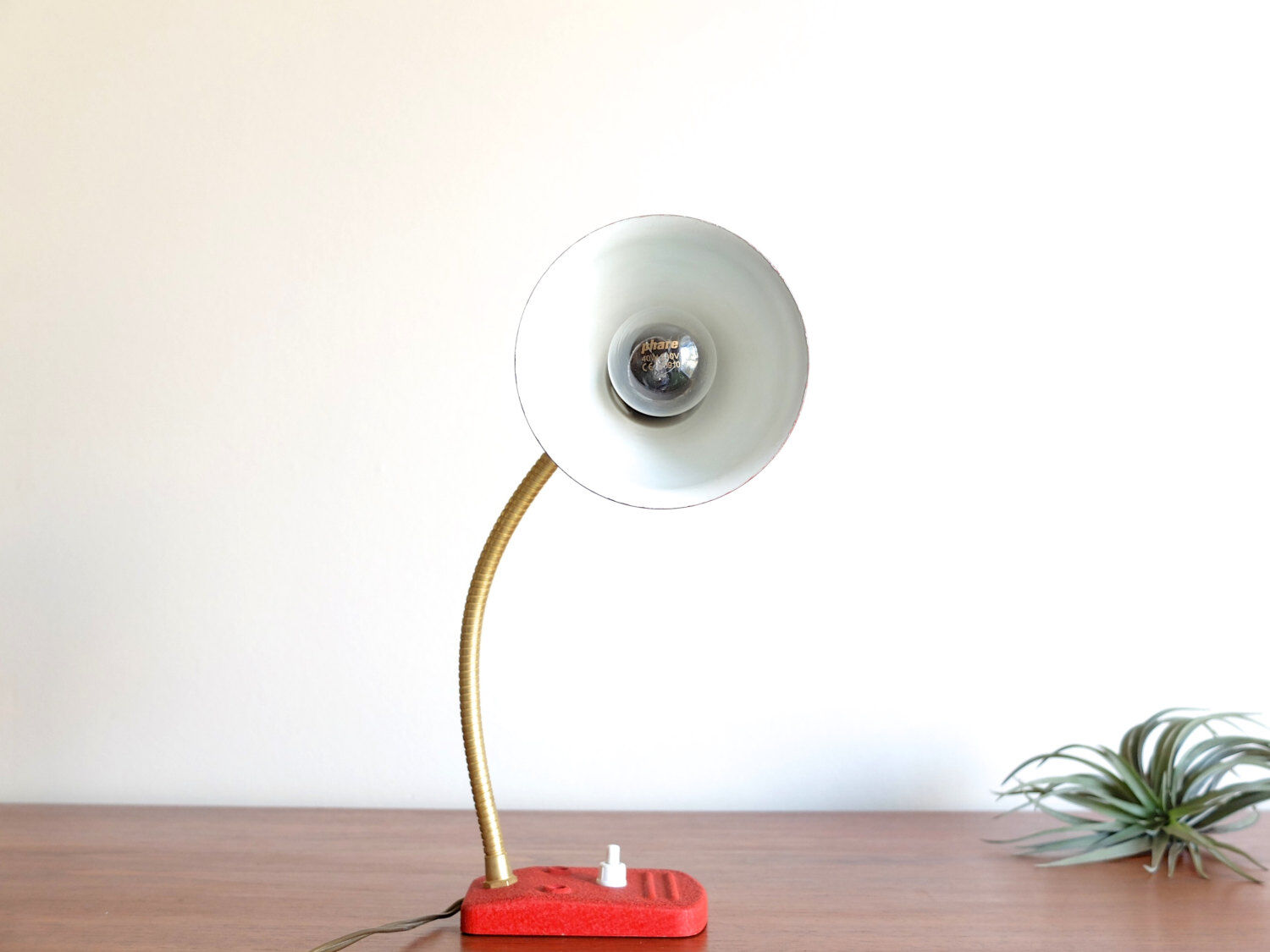 Articulated lamp red 50s