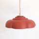 Suspension lampshade vintage terracotta