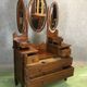 Hairdresser English early twentieth mahogany