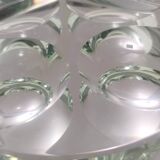 Cendrier en verre dépoli vert Nil par Max Ingrand pour Fontana Arte, Italie