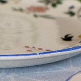 6 assiettes à dessert oiseaux du paradis Gien
