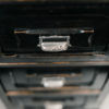 Column 3 drawers in patinated wood