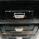 Column 3 drawers in patinated wood