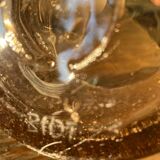 Biot ice bucket in bubbled glass Lila