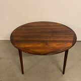 Danish round palisander dining table 1960s
