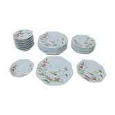 Service 36 pieces in Spanish porcelain Pontesa