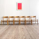 Ensemble de 6 chaises CH36 de Hans J. Wegner en chêne, corde danoise