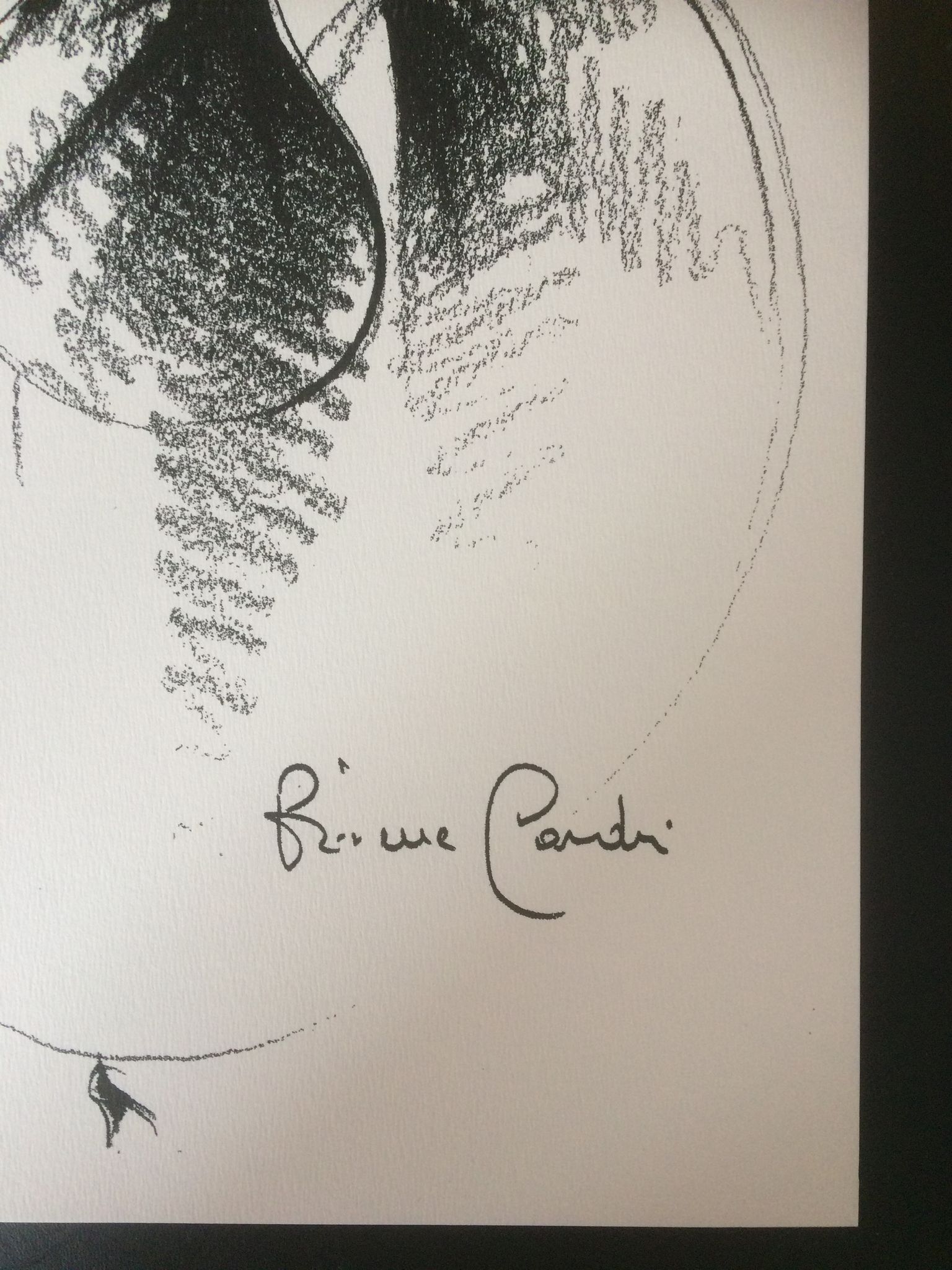 Illustration de mode presse Pierre Cardin fin des années 80