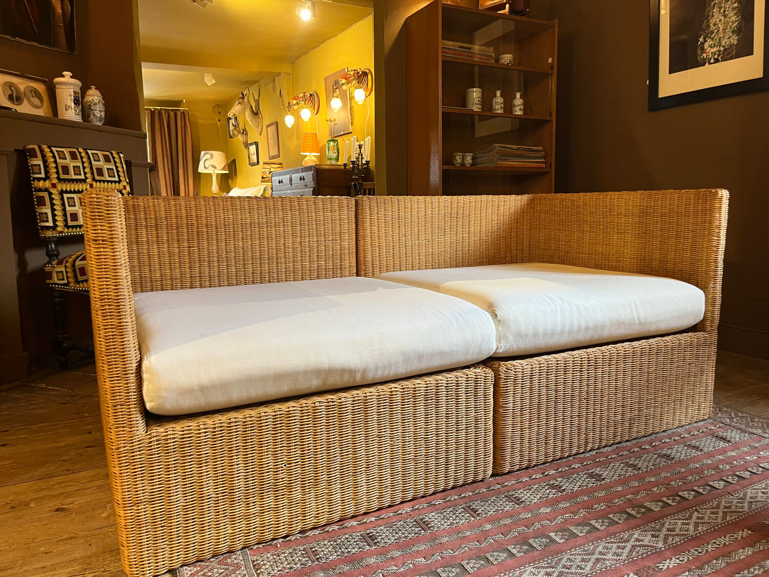 Banquette en osier
