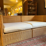 Wicker bench