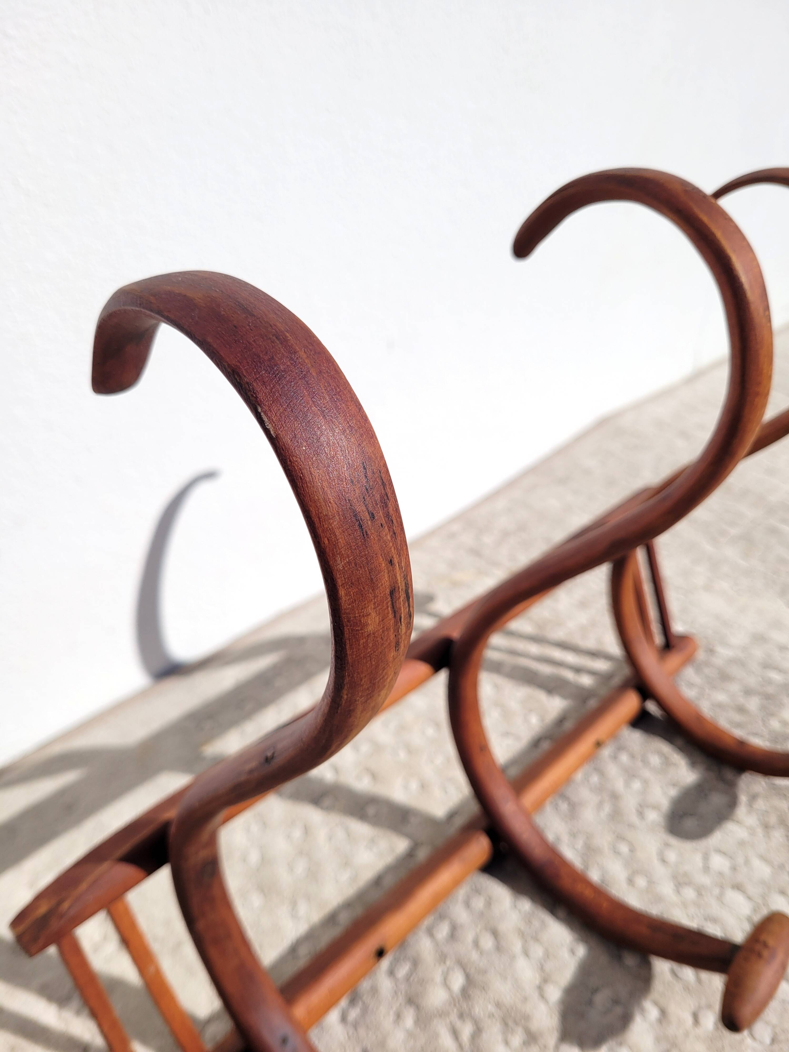 Vintage bentwood coat rack