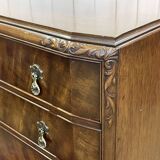 English mahogany sideboard from the 1930s with 2 drawers