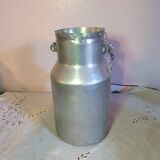 Canette à lait en aluminium grand format complète vintage