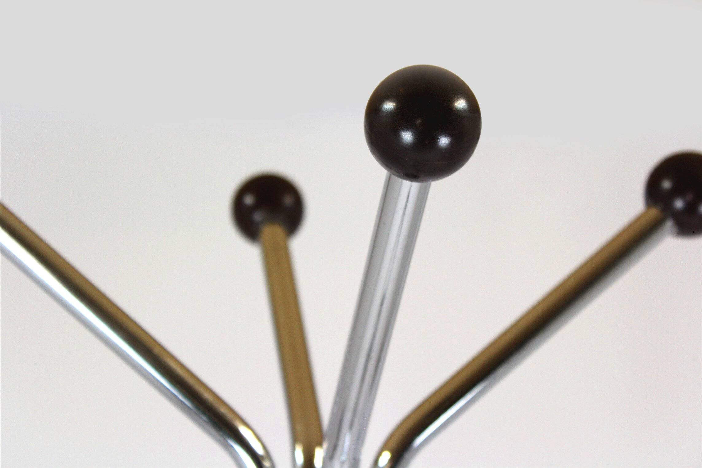 Bauhaus Chrome-Plated Coat Racks, 1930s, Set of 3