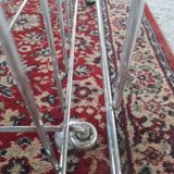 Vinyl serving trolley