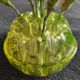 Glass flower spade uralin 1960s