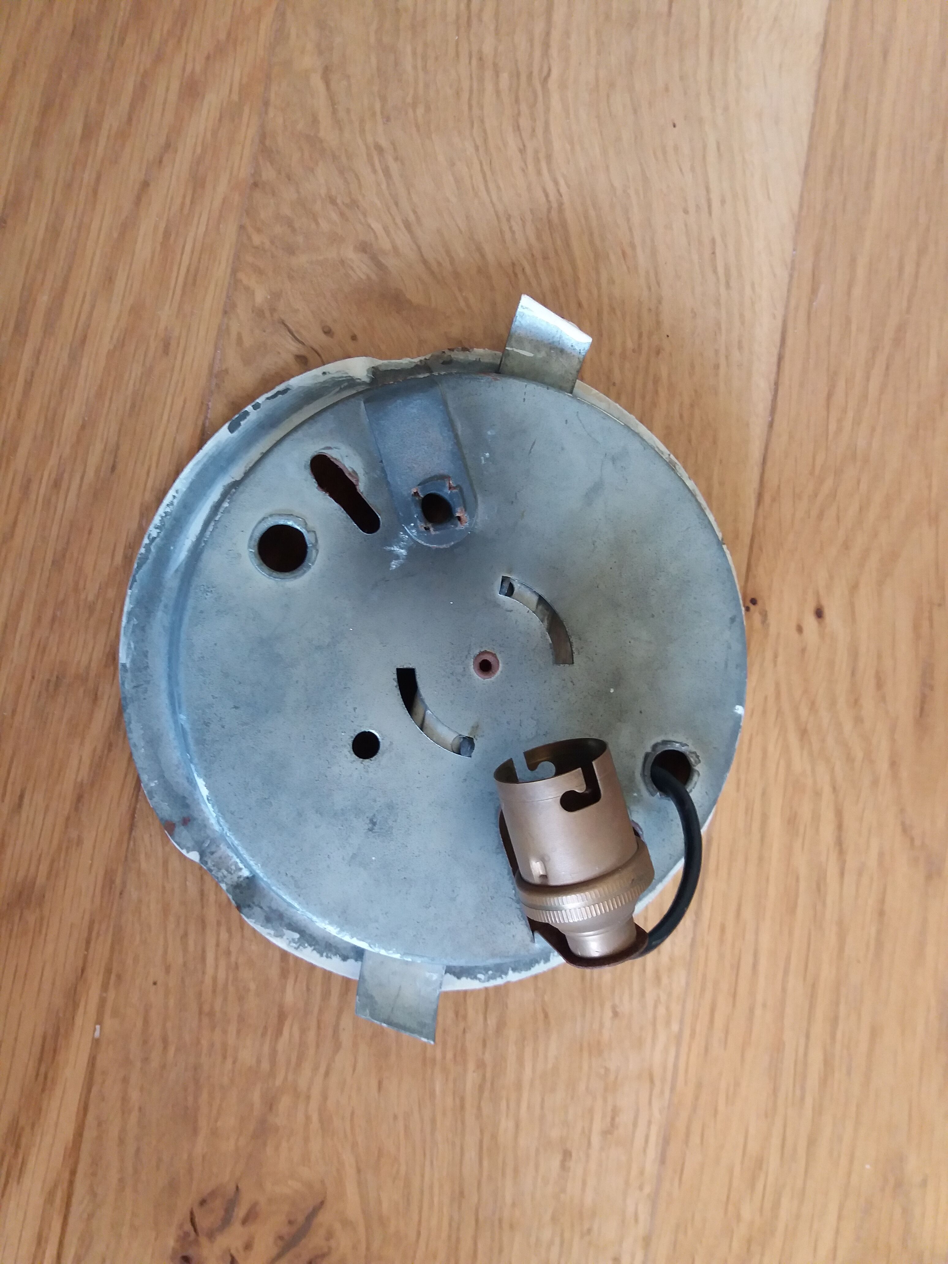 Wall lamp opaline globe diameter 25 cm