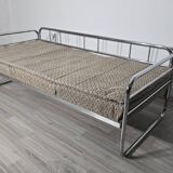 Bauhaus Chrome Sofa by Robert Slezak for Slezak Factories, 1930s