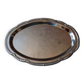 Oval metal plate