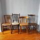 Lot de 4 chaises bistrot dépareillées