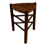 Tabouret tripode triangle