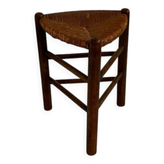 Tabouret tripode triangle