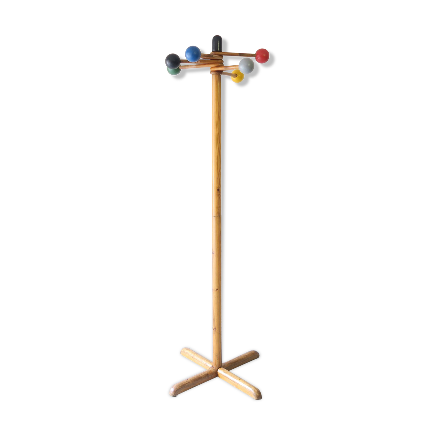 Coatrack on foot mulicolore