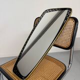 Antique asymmetrical mirror, Italian design by Dorian Tacchini, 1960s